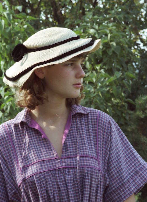 Annette Ahlborn 1979 - mit Hut
