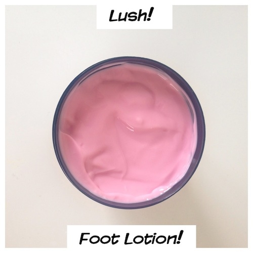 Friday’s Fav Foot Lotion von Lush! Texterella