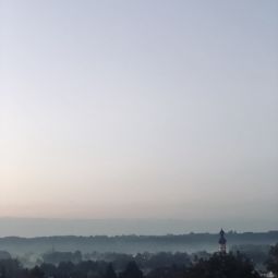 Morgendammerung in kirchdorf an der amper