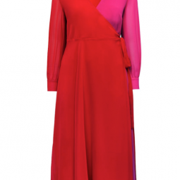 Sheego kleid in rot pink 4