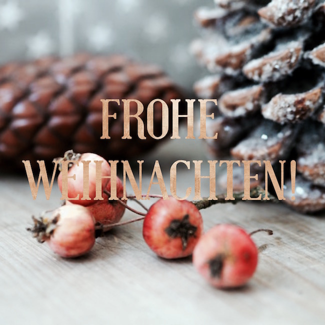 Frohe und glückliche Weihnachten!