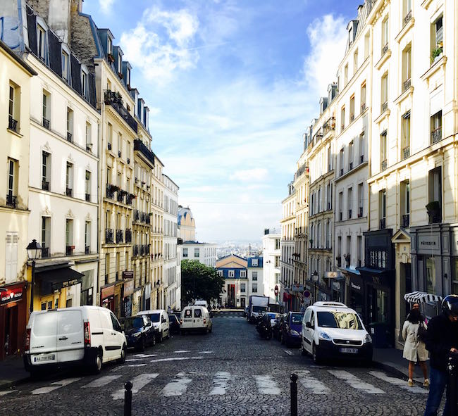 Paris. Blick vom Montmartre auf die Stadt