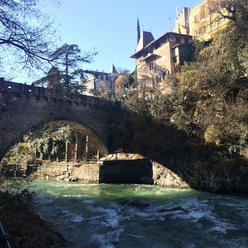 Brücke über die Passer.