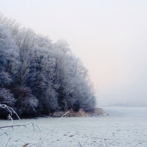 Schneelandschaft im Ampertal