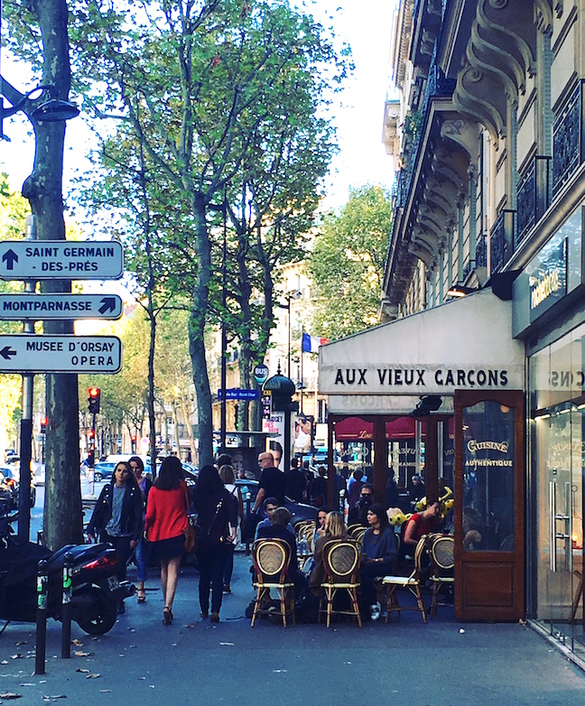 Straßenszene in Paris