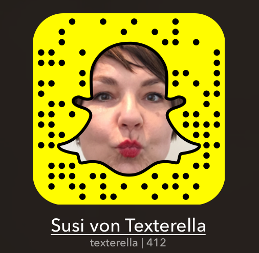 Texterella auf Snapchat