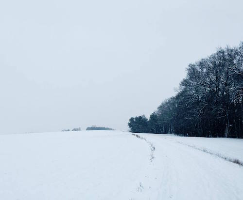 Winterlandschaft im Ampertal